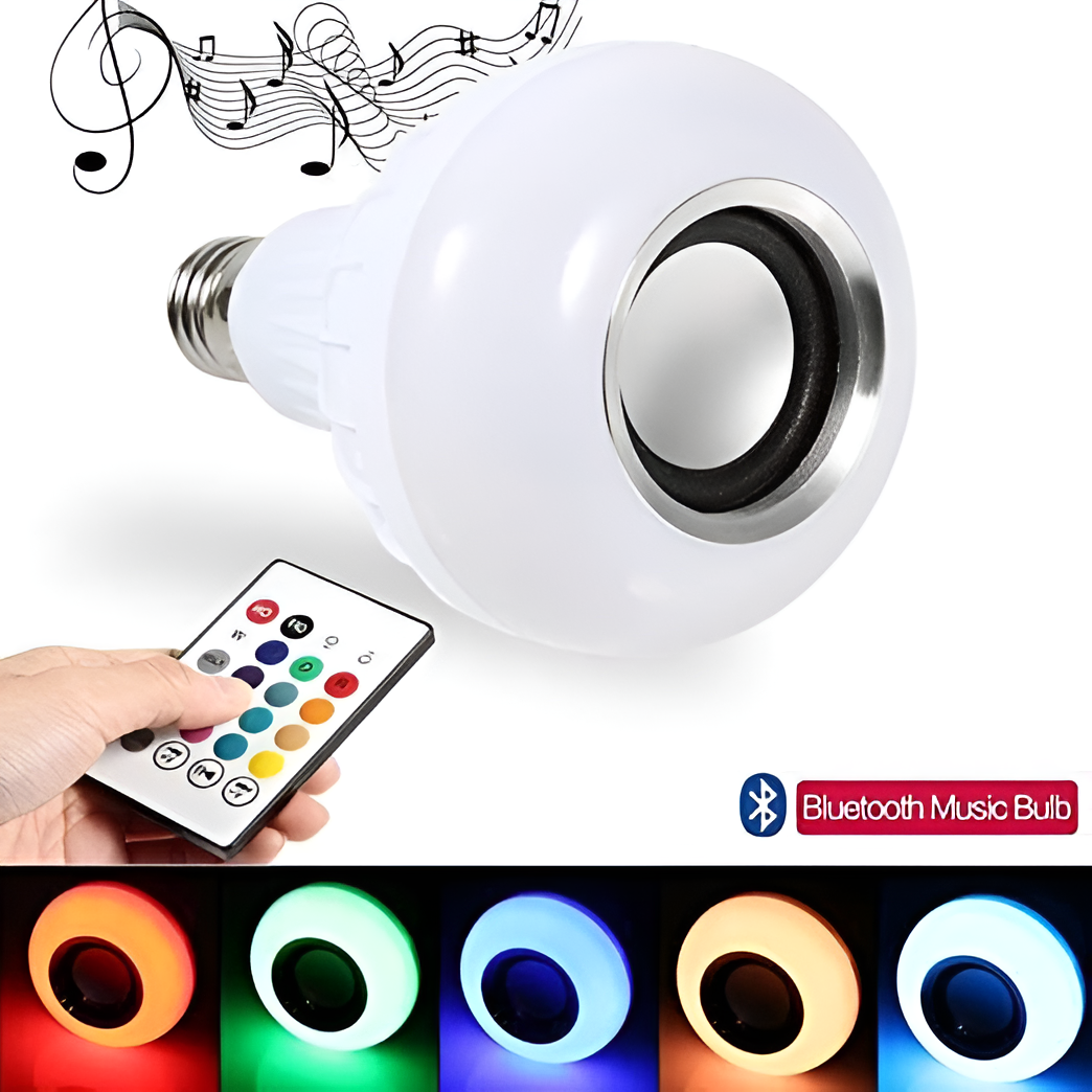 Rechargeable Bluetooth LED Bulb with Remote Control